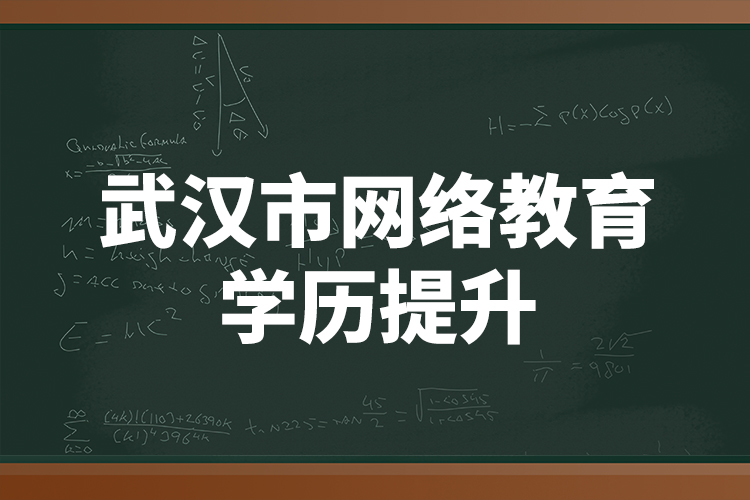 武汉市网络教育学历提升
